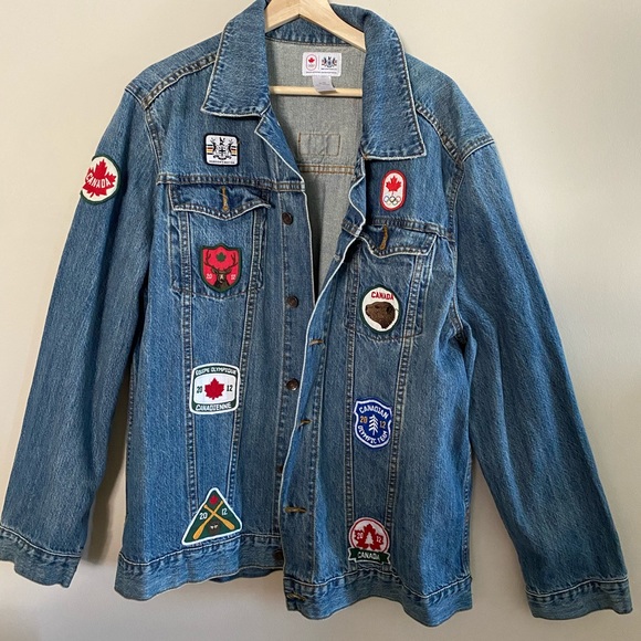 jean jacket Jackets & Blazers - HUDSONS BAY OLYMPIC JEAN JACKET